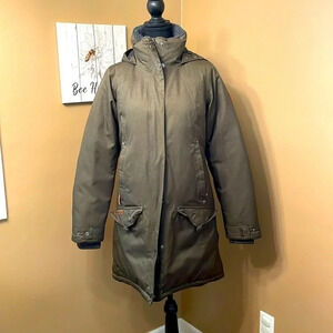 columbia women's windproof down omni heat parka coat